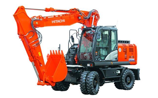 Excavator pe roți Hitachi